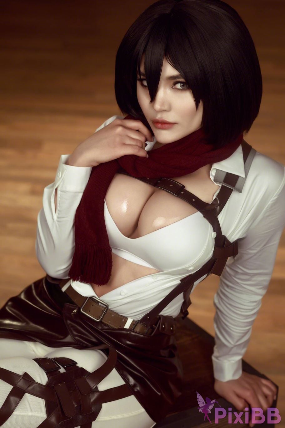 Kalinka Fox Mikasa Ackerman PixiBB.COM 2