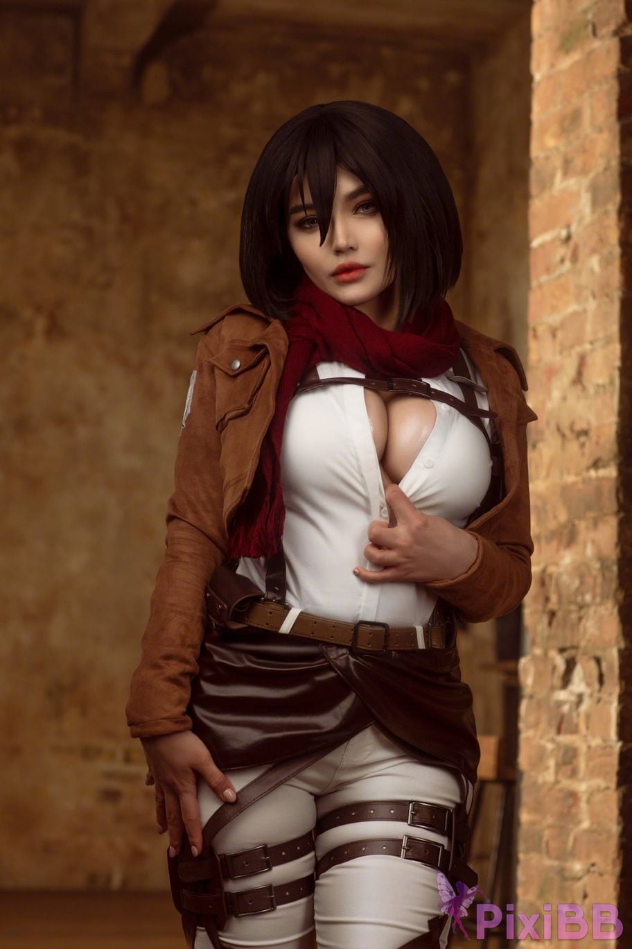 Kalinka Fox Mikasa Ackerman PixiBB.COM 33