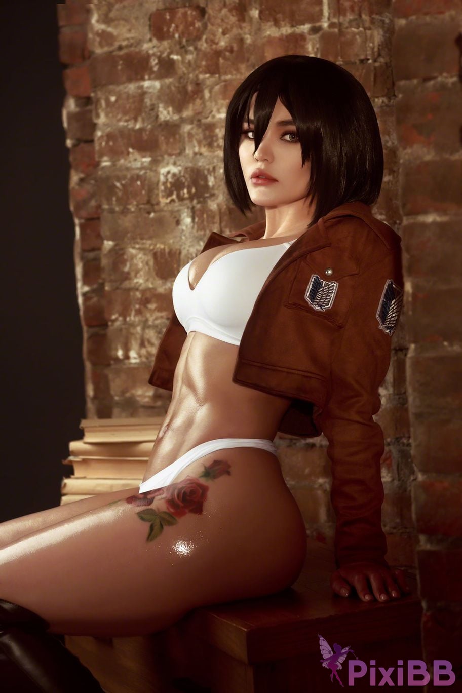 Kalinka Fox Mikasa Ackerman PixiBB.COM 5