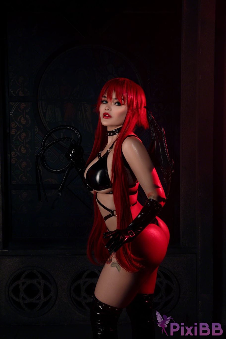 Kalinka Fox Rias Gremory Latex Lingerie PixiBB.COM 41