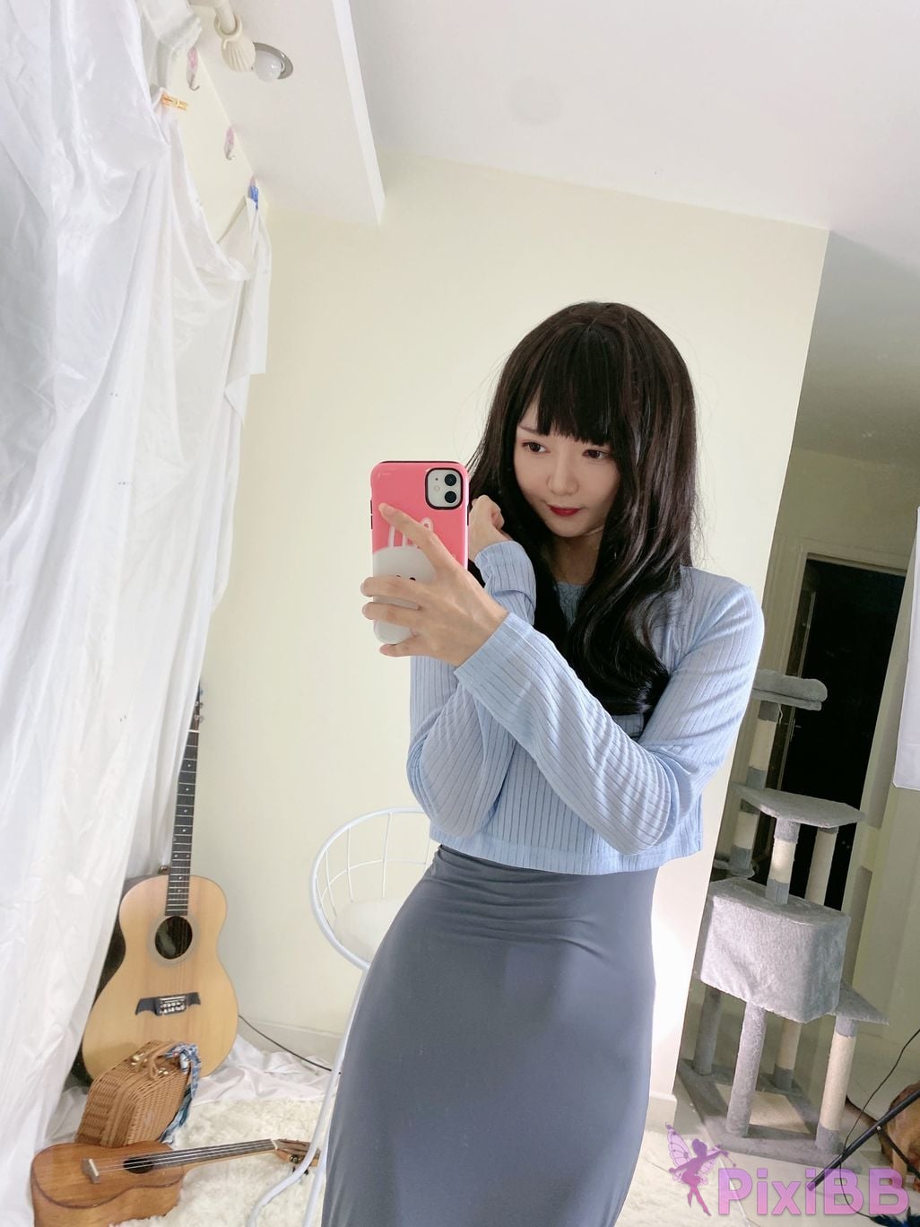 Cosplay 51 sauce Guitar sister PixiBB.COM 020