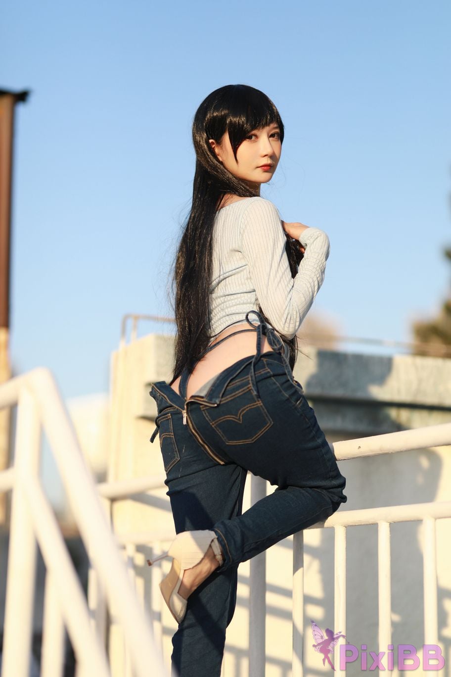 Cosplay 51 sauce Guitar Jeans PixiBB.COM 003