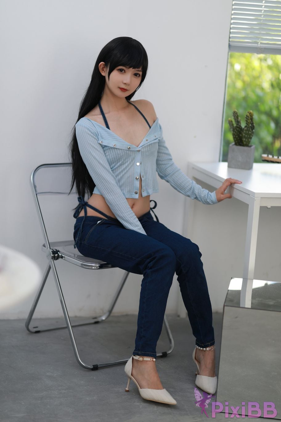 Cosplay 51 sauce Guitar Jeans PixiBB.COM 007