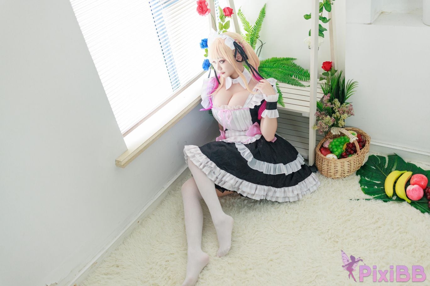 Cosplayer A Xuexue Sea Dream Maid PixiBB.COM 007