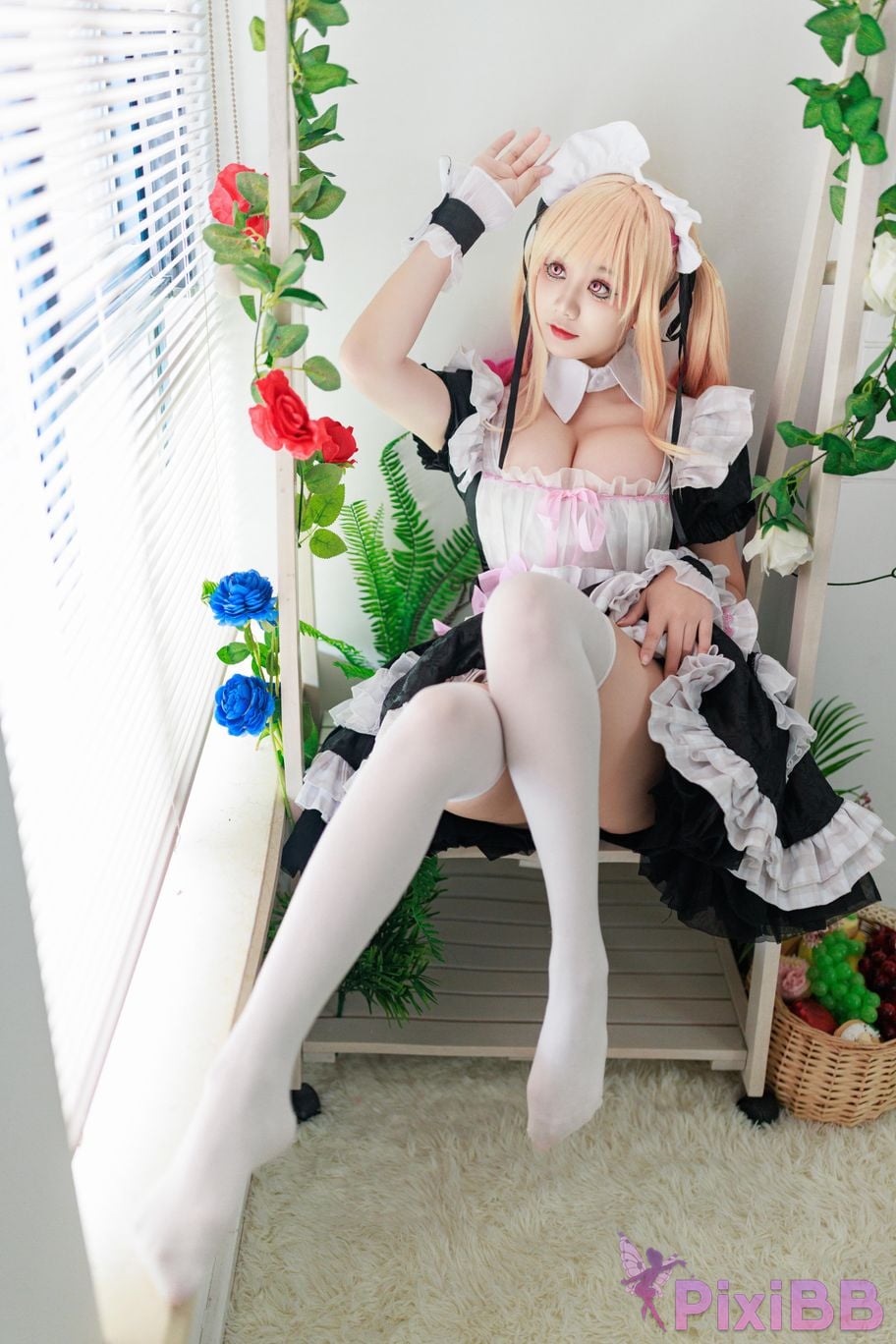 Cosplayer A Xuexue Sea Dream Maid PixiBB.COM 027