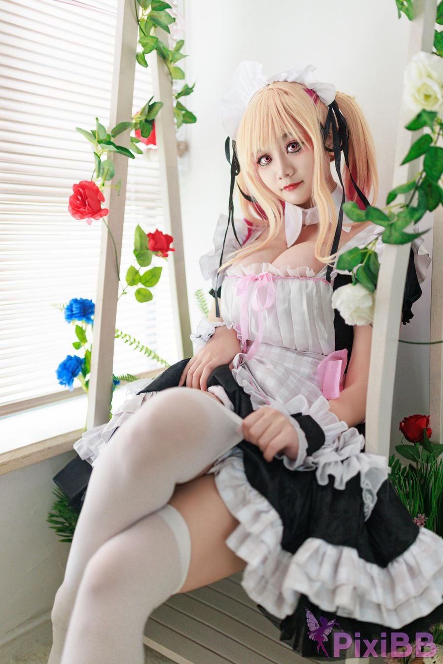 Cosplayer A Xuexue Sea Dream Maid PixiBB.COM 028