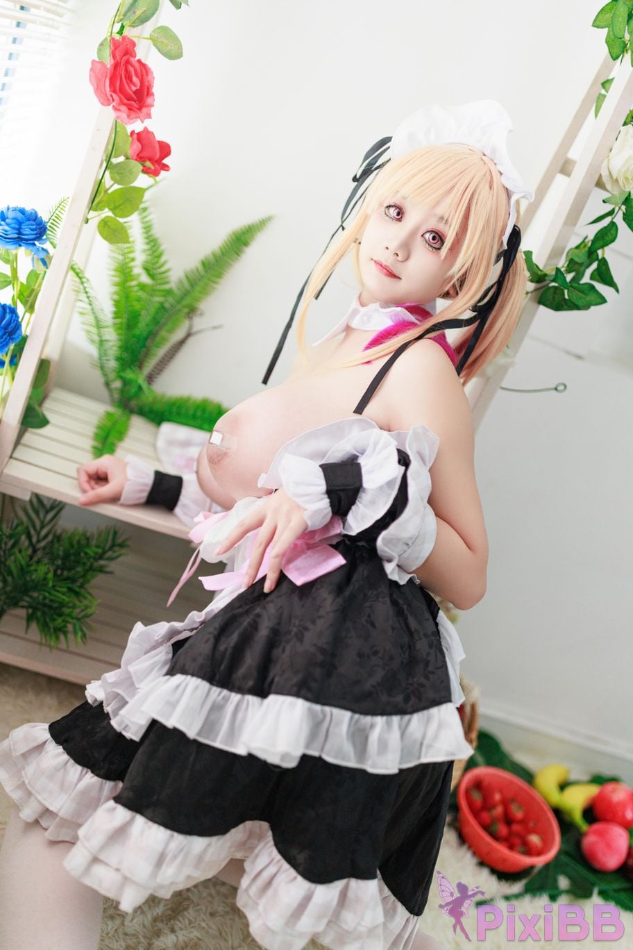 Cosplayer A Xuexue Sea Dream Maid PixiBB.COM 055