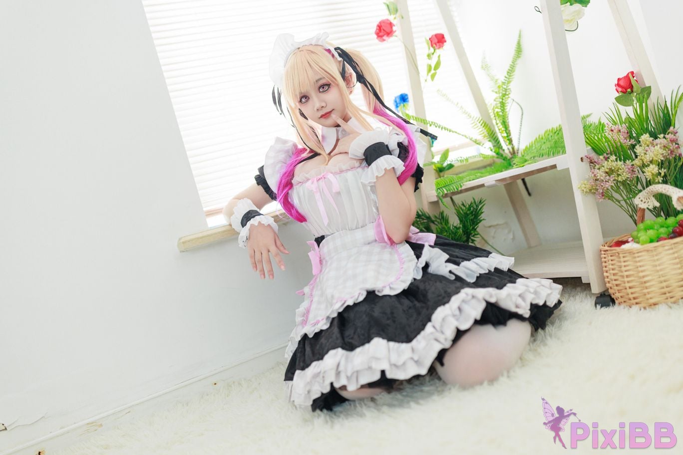 Cosplayer A Xuexue Sea Dream Maid PixiBB.COM 059