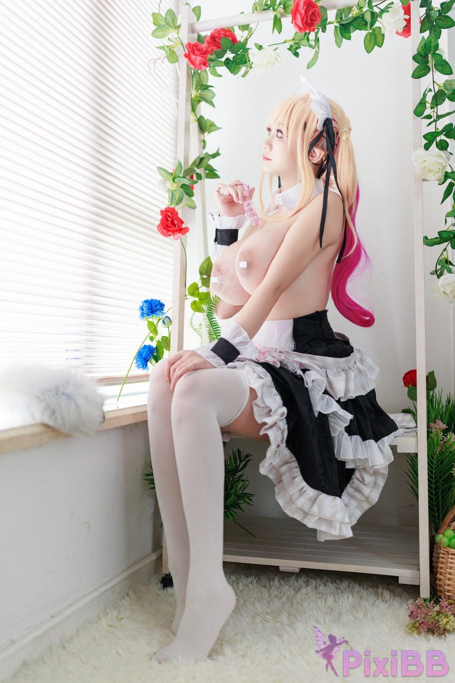 Cosplayer A Xuexue Sea Dream Maid PixiBB.COM 100