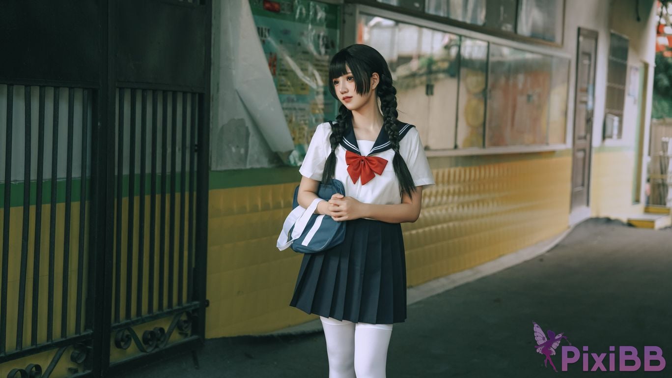 Cosplayer Axun kaOri after school PixiBB.COM 003