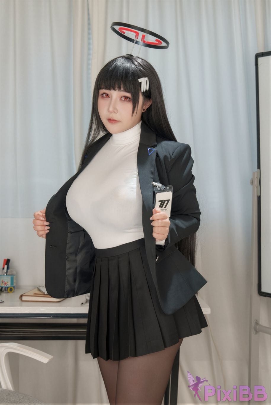 Cosplayer KANEKO Ka meow rioko Liangliangzi Double azure file TC PixiBB.COM 030