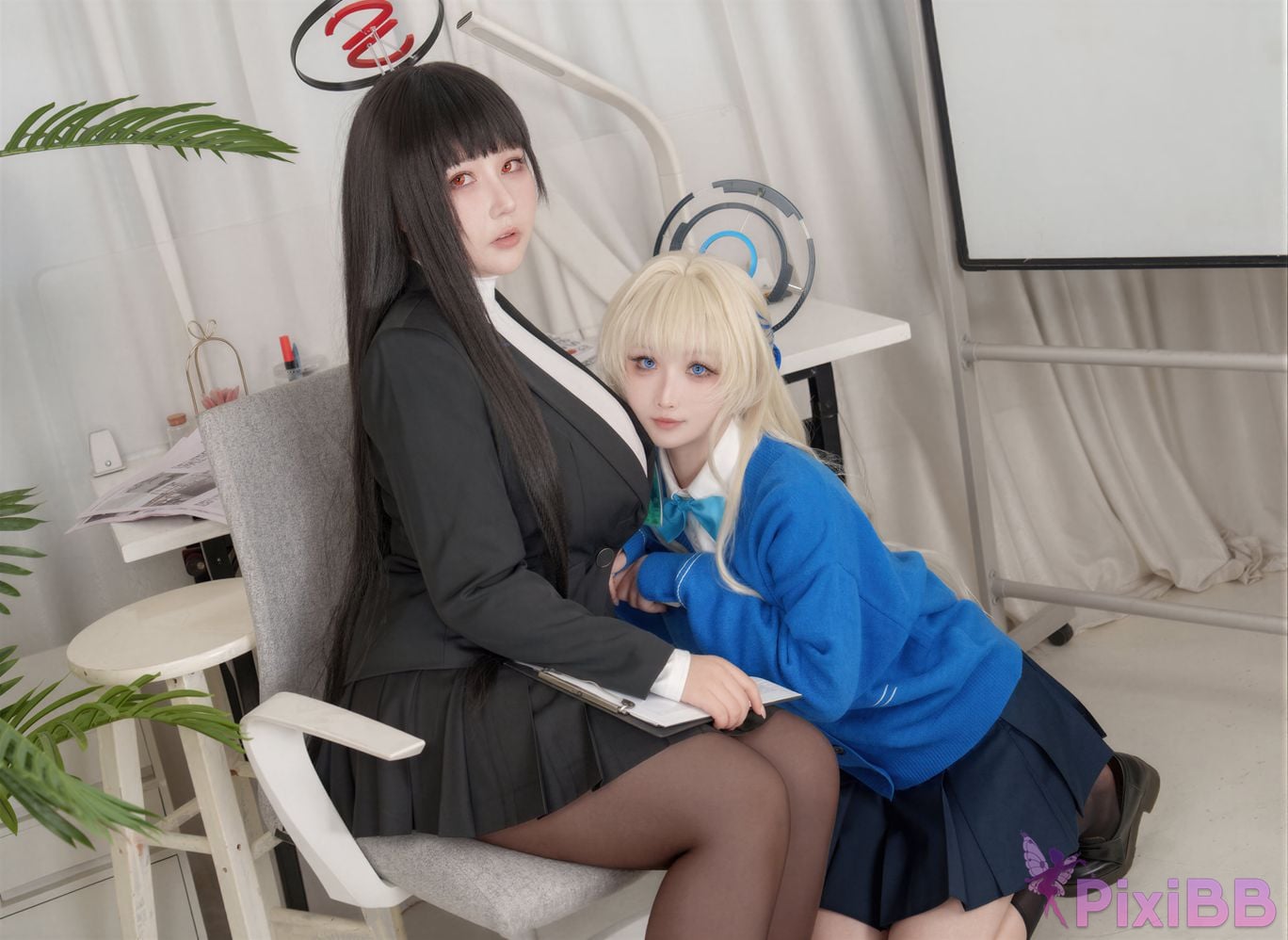 Cosplayer KANEKO Ka meow rioko Liangliangzi Double azure file TC PixiBB.COM 039