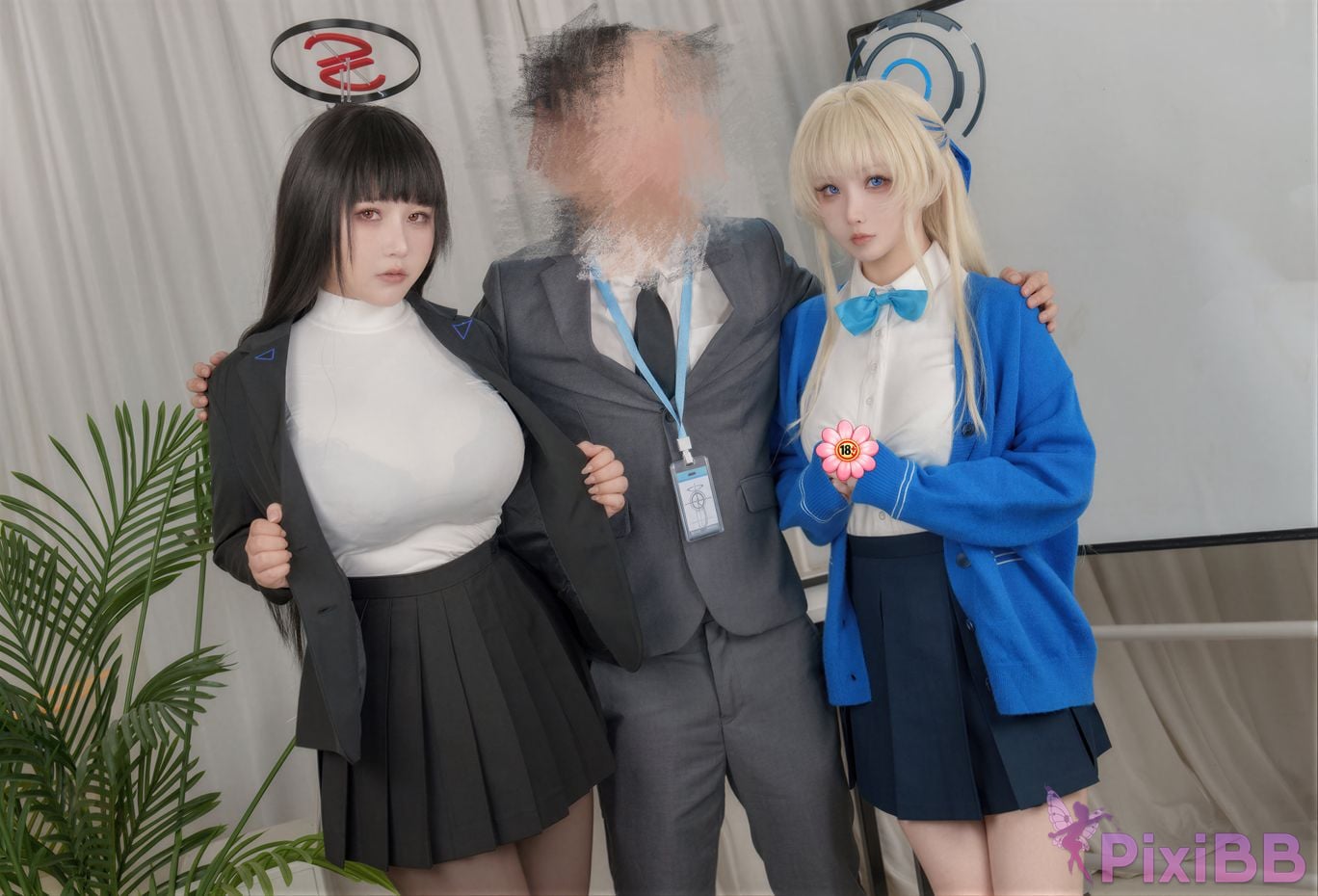 Cosplayer KANEKO Ka meow rioko Liangliangzi Double azure file TC PixiBB.COM 043