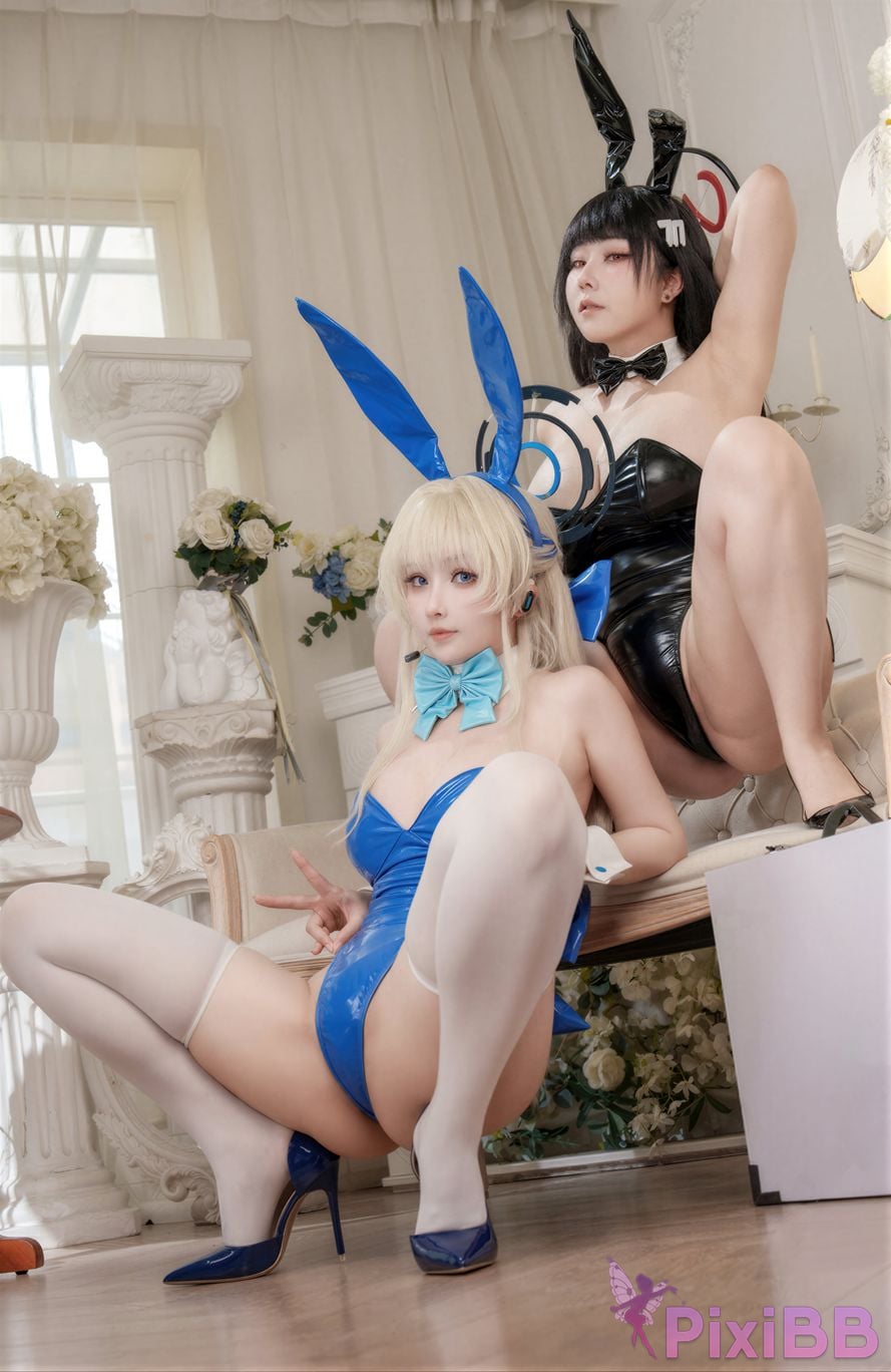 Cosplayer KANEKO Ka meow rioko Liangliangzi Double azure file TC PixiBB.COM 087
