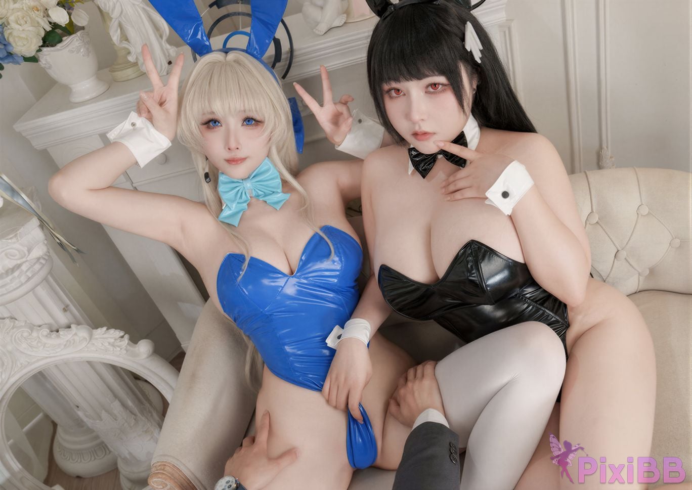 Cosplayer KANEKO Ka meow rioko Liangliangzi Double azure file TC PixiBB.COM 097