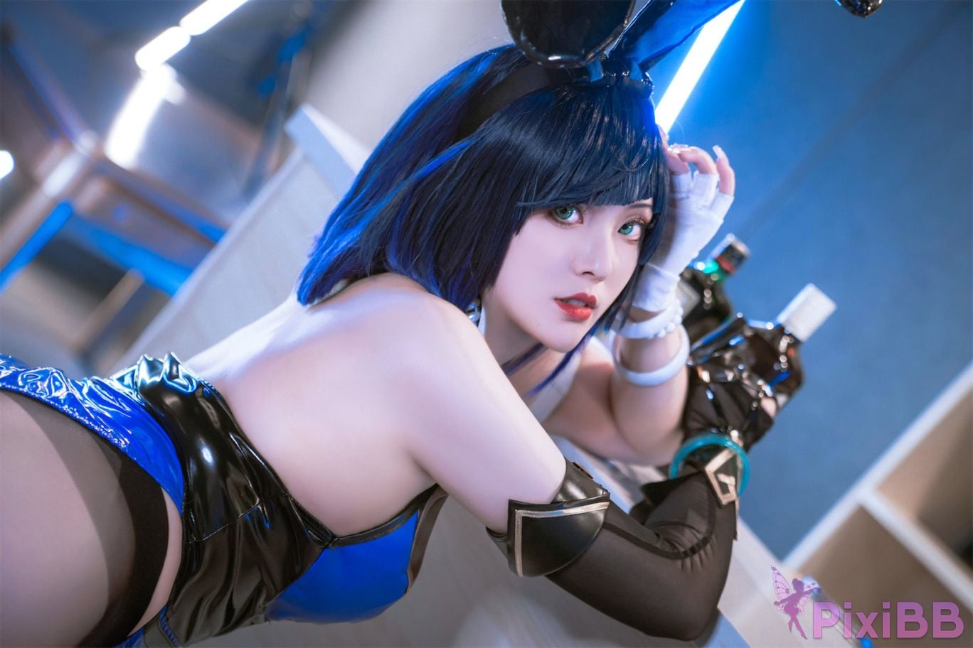 Cosplayer Natsuko Xia Xiazi Genshin Night Orchid Bunny Girl PixiBB.COM 020