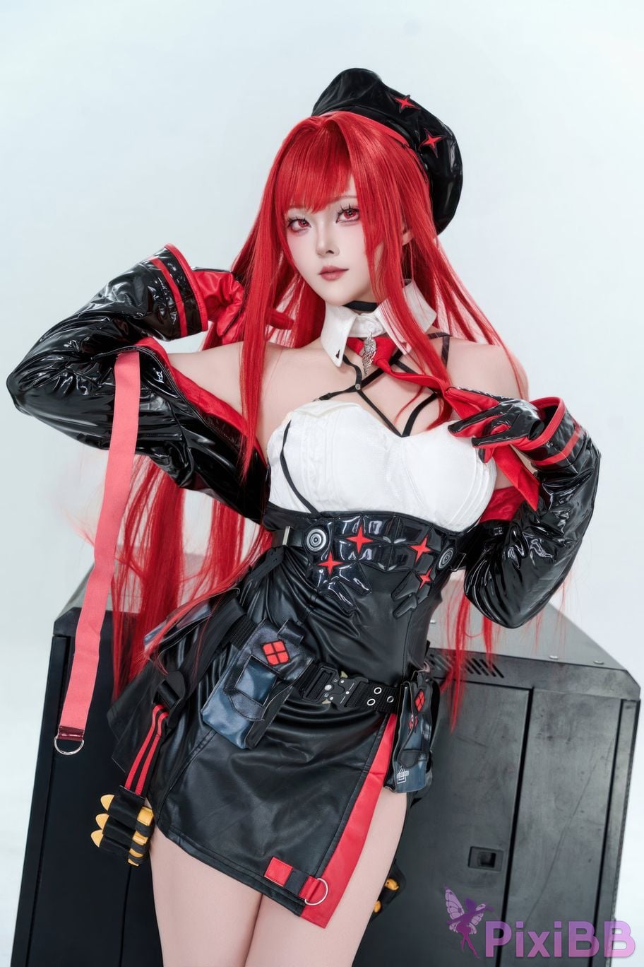 Cosplayer Natsuko Xia Xiazi Nikke goddess of victory Rabbi little Red Riding Hood PixiBB.COM 021