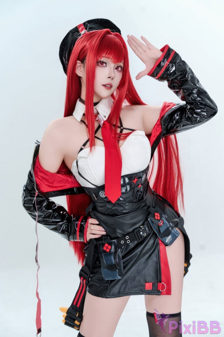 Cosplayer Natsuko Xia Xiazi Nikke goddess of victory Rabbi little Red Riding Hood PixiBB.COM 023