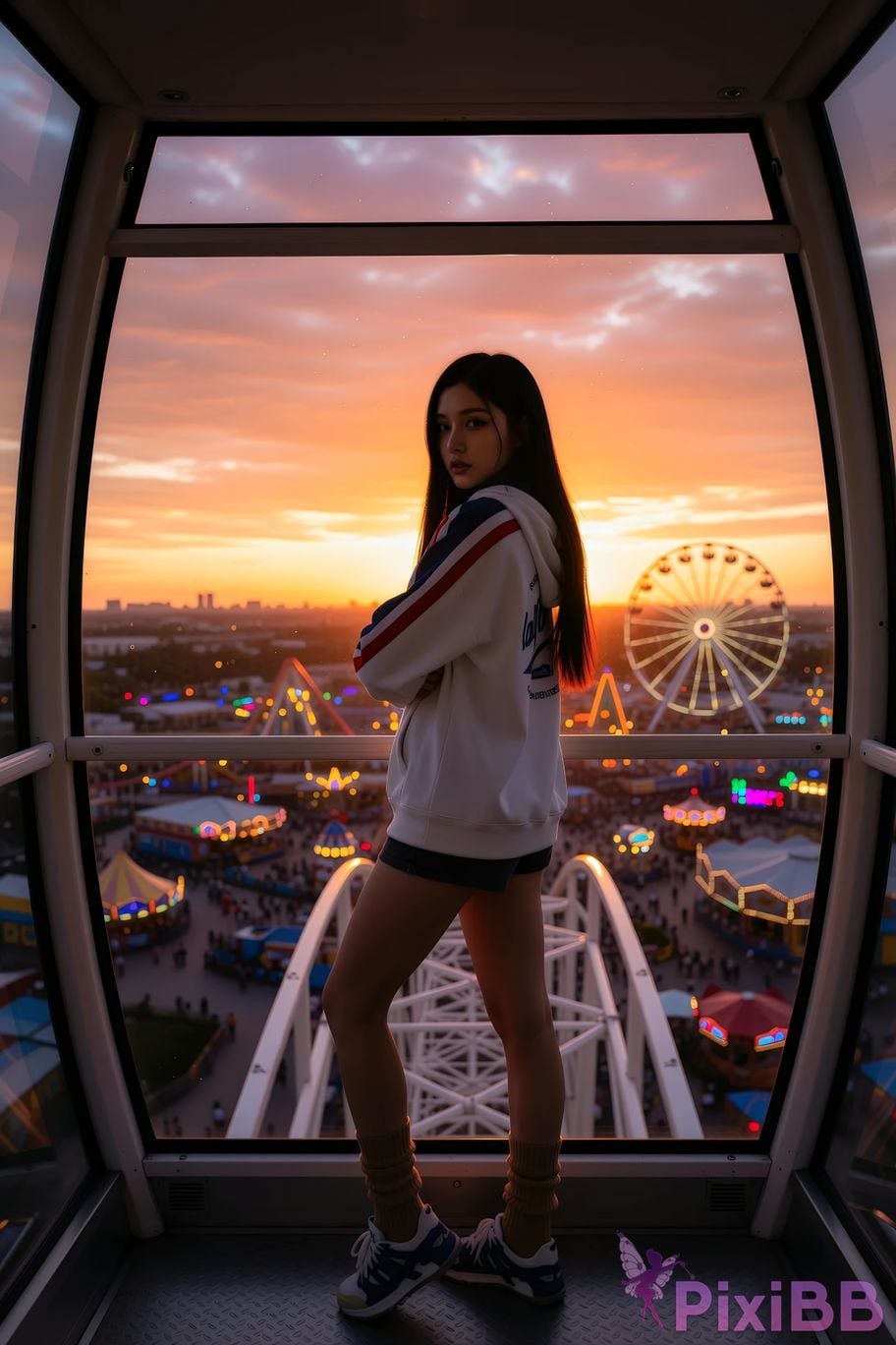 AIGirl cat er ferris wheel PixiBB.COM 041