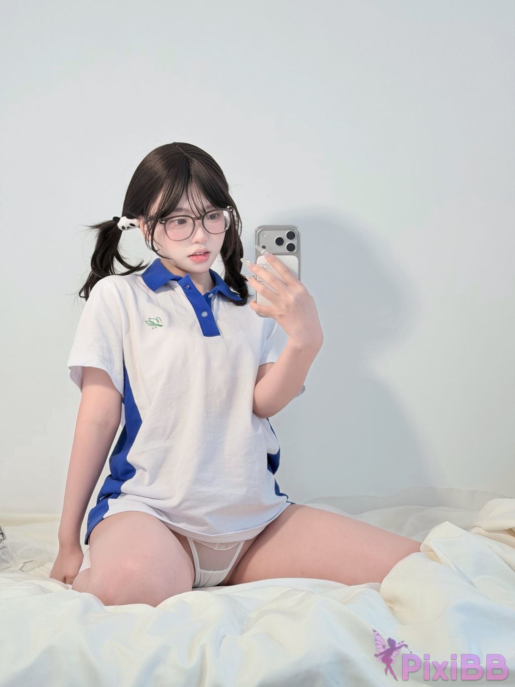 Cosplayer Real treasure Sweet girl in school uniform PixiBB.COM 054