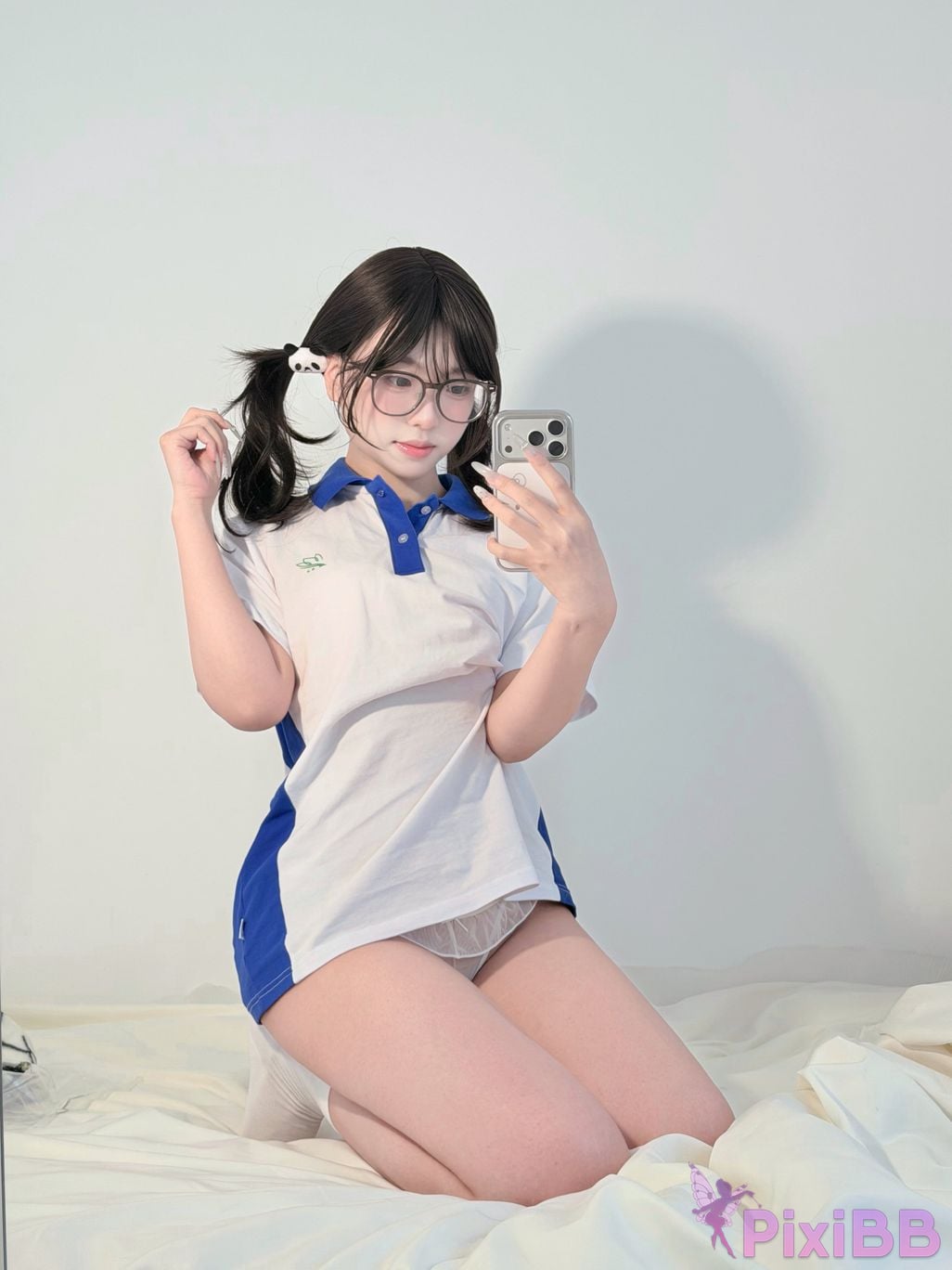 Cosplayer Real treasure Sweet girl in school uniform PixiBB.COM 059