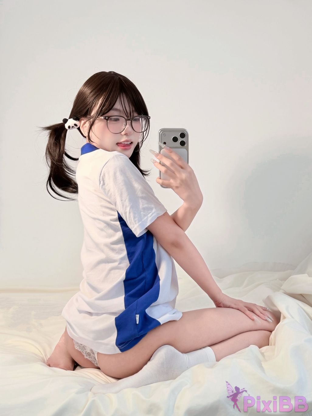 Cosplayer Real treasure Sweet girl in school uniform PixiBB.COM 061