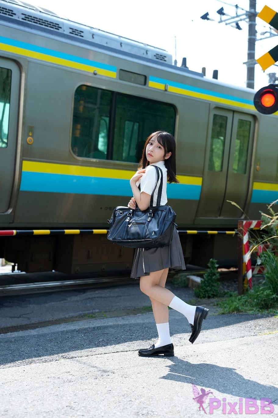 Japanese Idol TOOMI Jumi zeroichi school season 2 PixiBB.COM 023