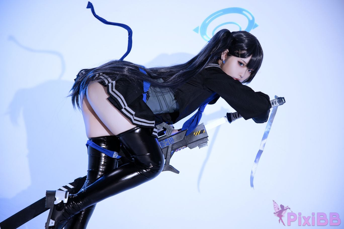 Cosplayer G44 wont get hurt Blue PixiBB.COM 004