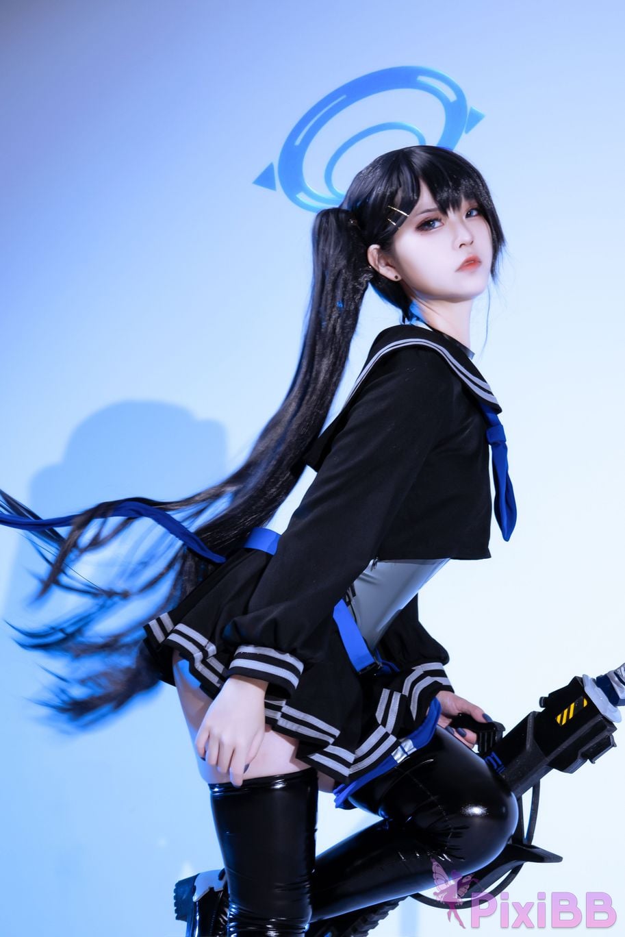 Cosplayer G44 wont get hurt Blue PixiBB.COM 007