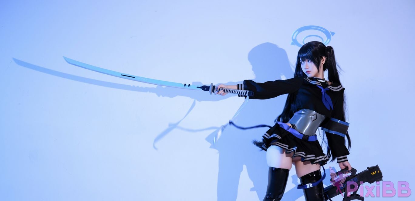 Cosplayer G44 wont get hurt Blue PixiBB.COM 008