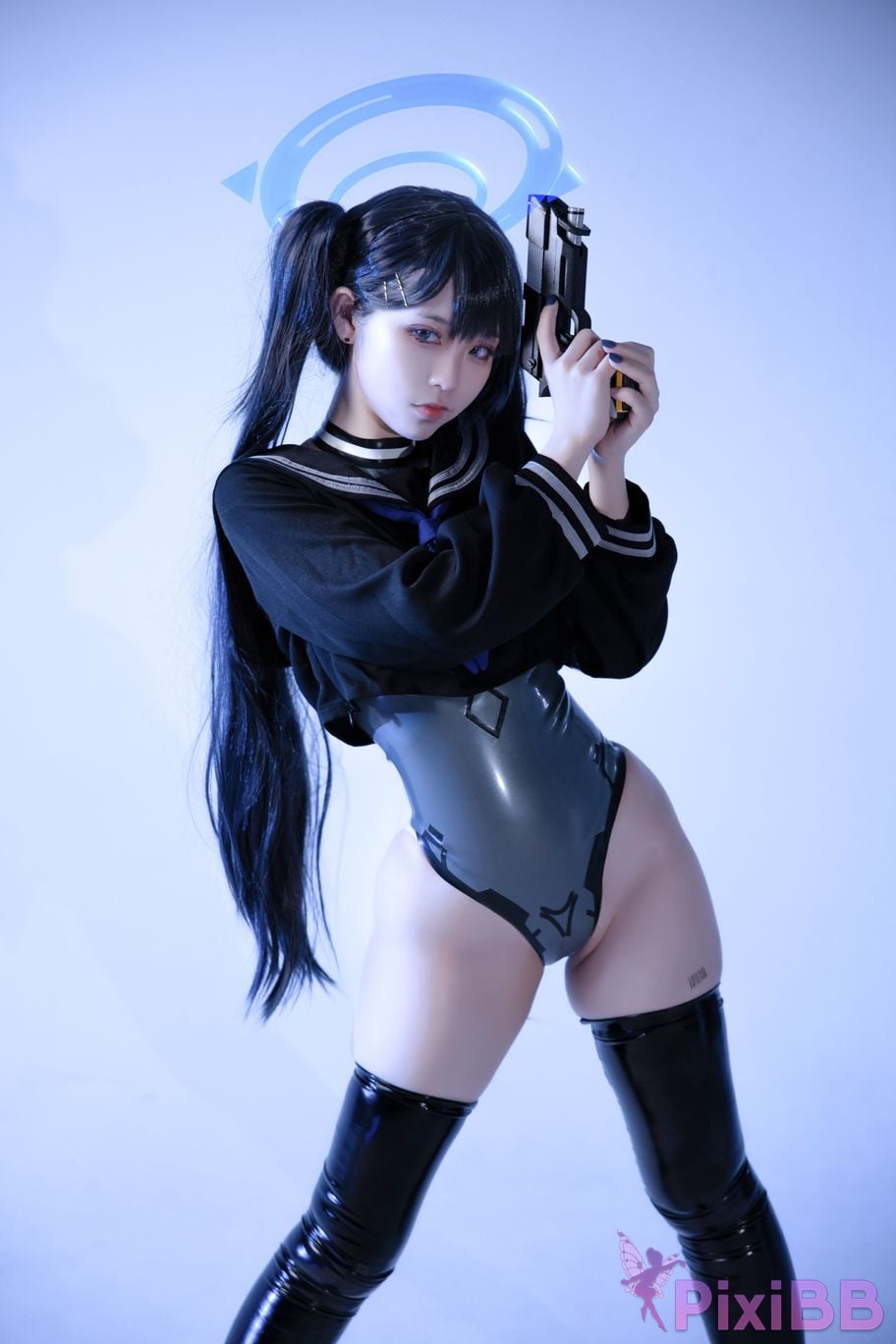 Cosplayer G44 wont get hurt Blue PixiBB.COM 021