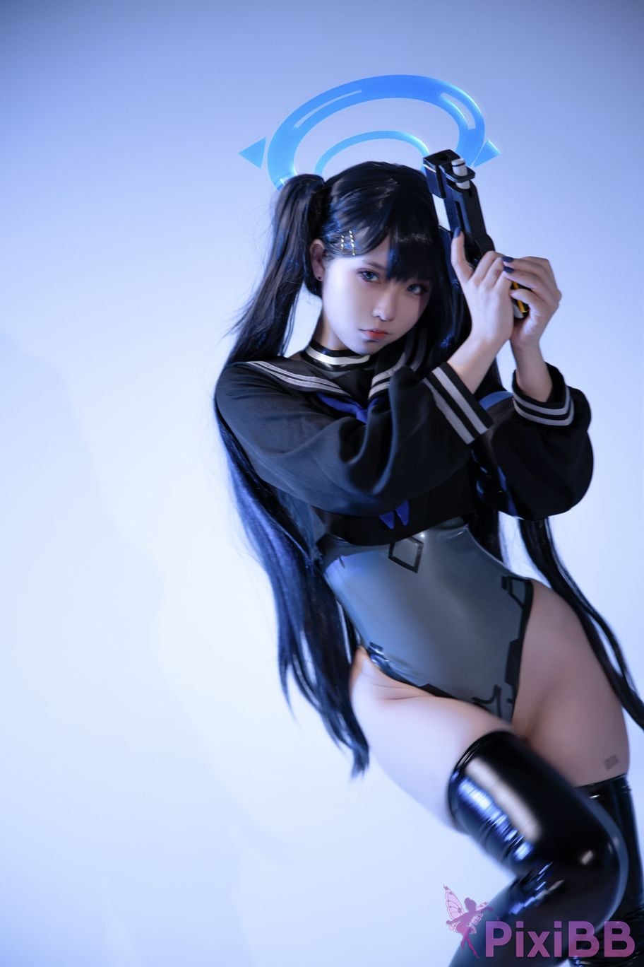 Cosplayer G44 wont get hurt Blue PixiBB.COM 022