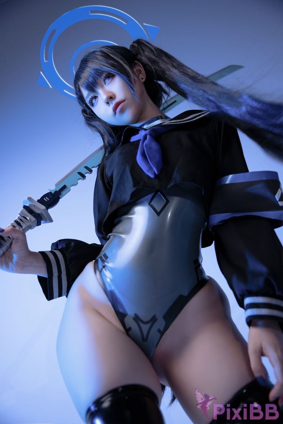 Cosplayer G44 wont get hurt Blue PixiBB.COM 026
