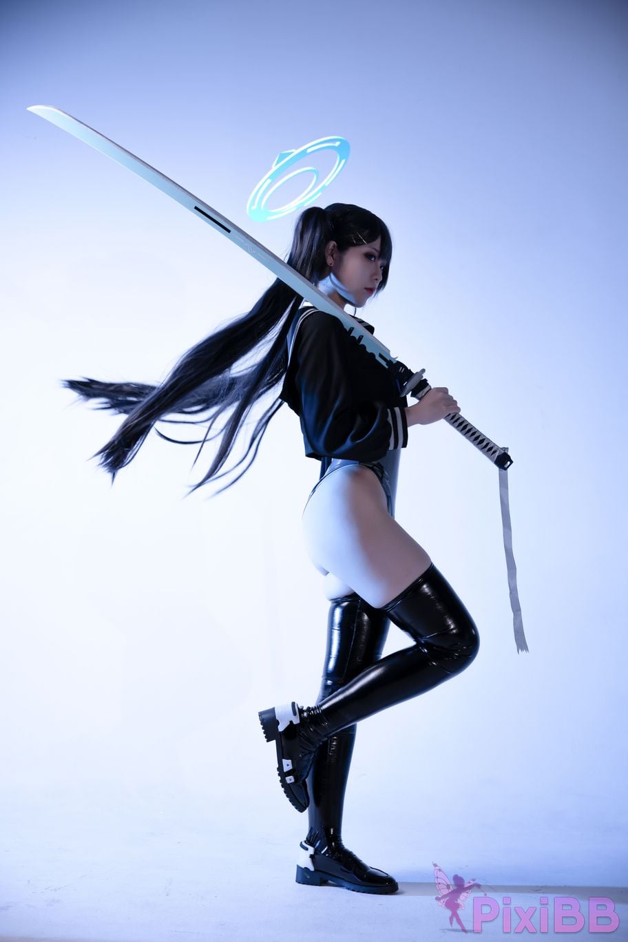 Cosplayer G44 wont get hurt Blue PixiBB.COM 027