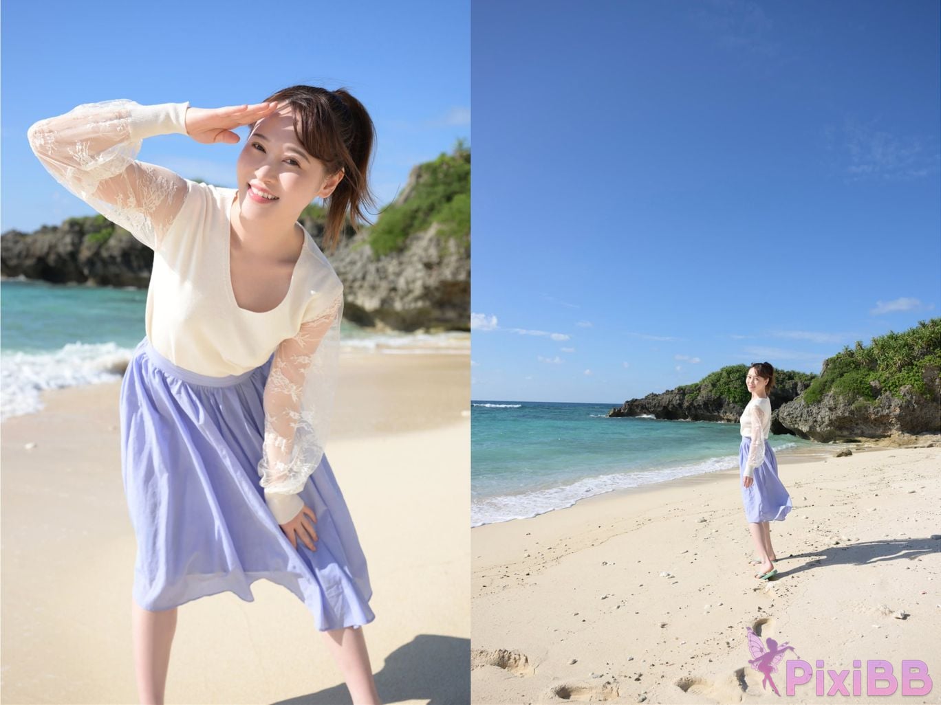 Japanese Idol Uno Yukari Esayaka FRIDAY digital photo book Riding the sea breeze Vol.2 All unreleased 100 Cut super complete version PixiBB.COM 036