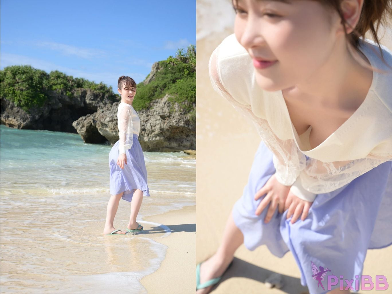 Japanese Idol Uno Yukari Esayaka FRIDAY digital photo book Riding the sea breeze Vol.2 All unreleased 100 Cut super complete version PixiBB.COM 037