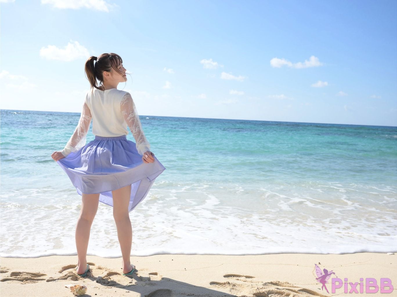 Japanese Idol Uno Yukari Esayaka FRIDAY digital photo book Riding the sea breeze Vol.2 All unreleased 100 Cut super complete version PixiBB.COM 039
