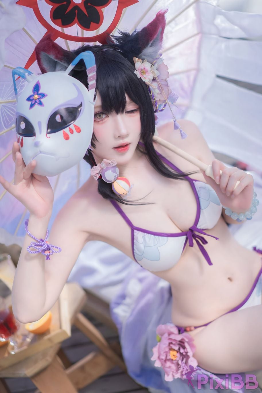 Cosplay Abao is also a rabbit girl Blue Archives Husaka Wakamaki PixiBB.COM 002