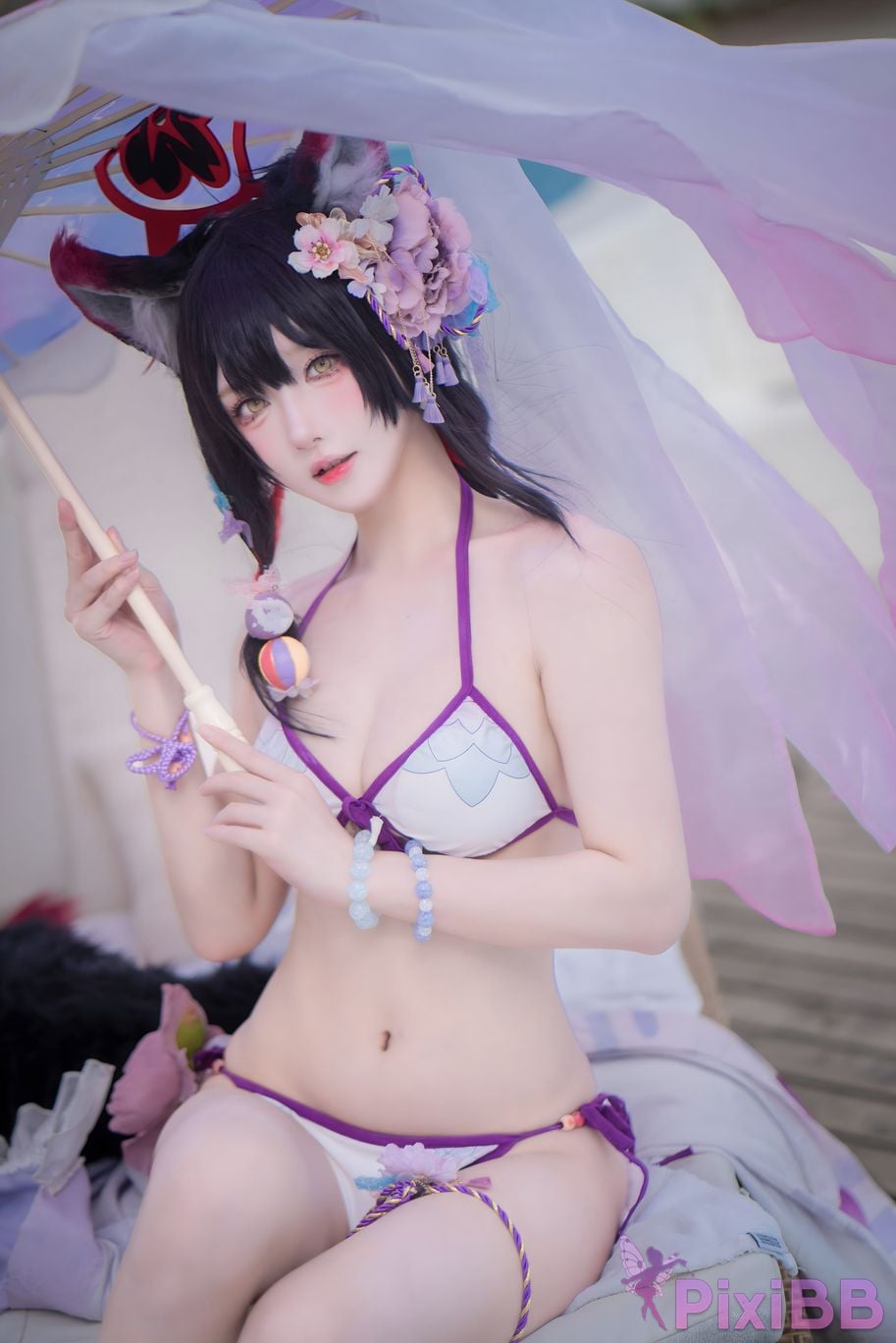 Cosplay Abao is also a rabbit girl Blue Archives Husaka Wakamaki PixiBB.COM 003