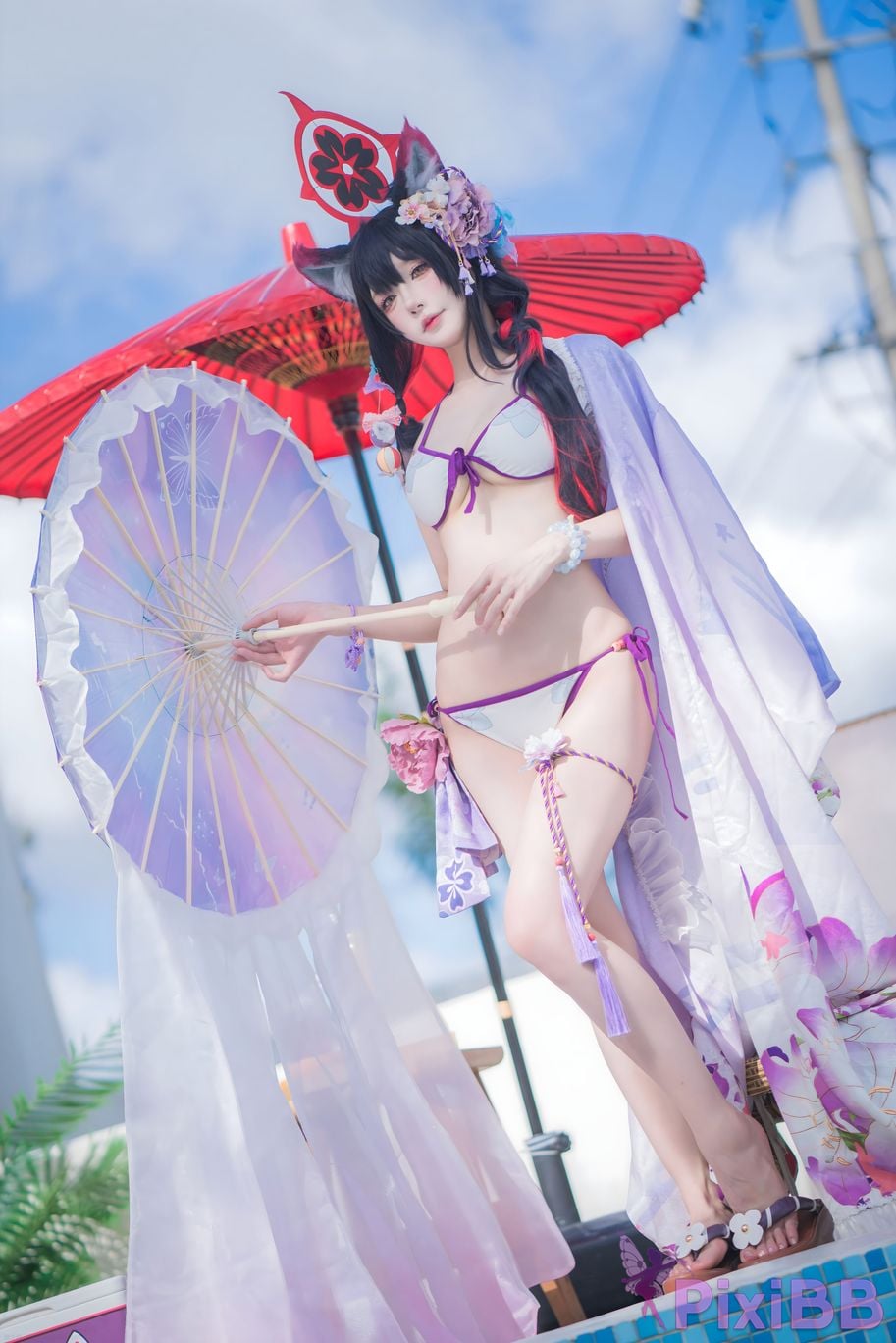 Cosplay Abao is also a rabbit girl Blue Archives Husaka Wakamaki PixiBB.COM 005