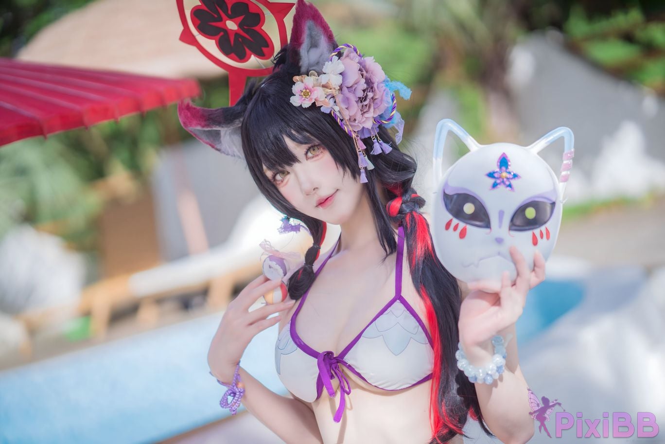 Cosplay Abao is also a rabbit girl Blue Archives Husaka Wakamaki PixiBB.COM 006