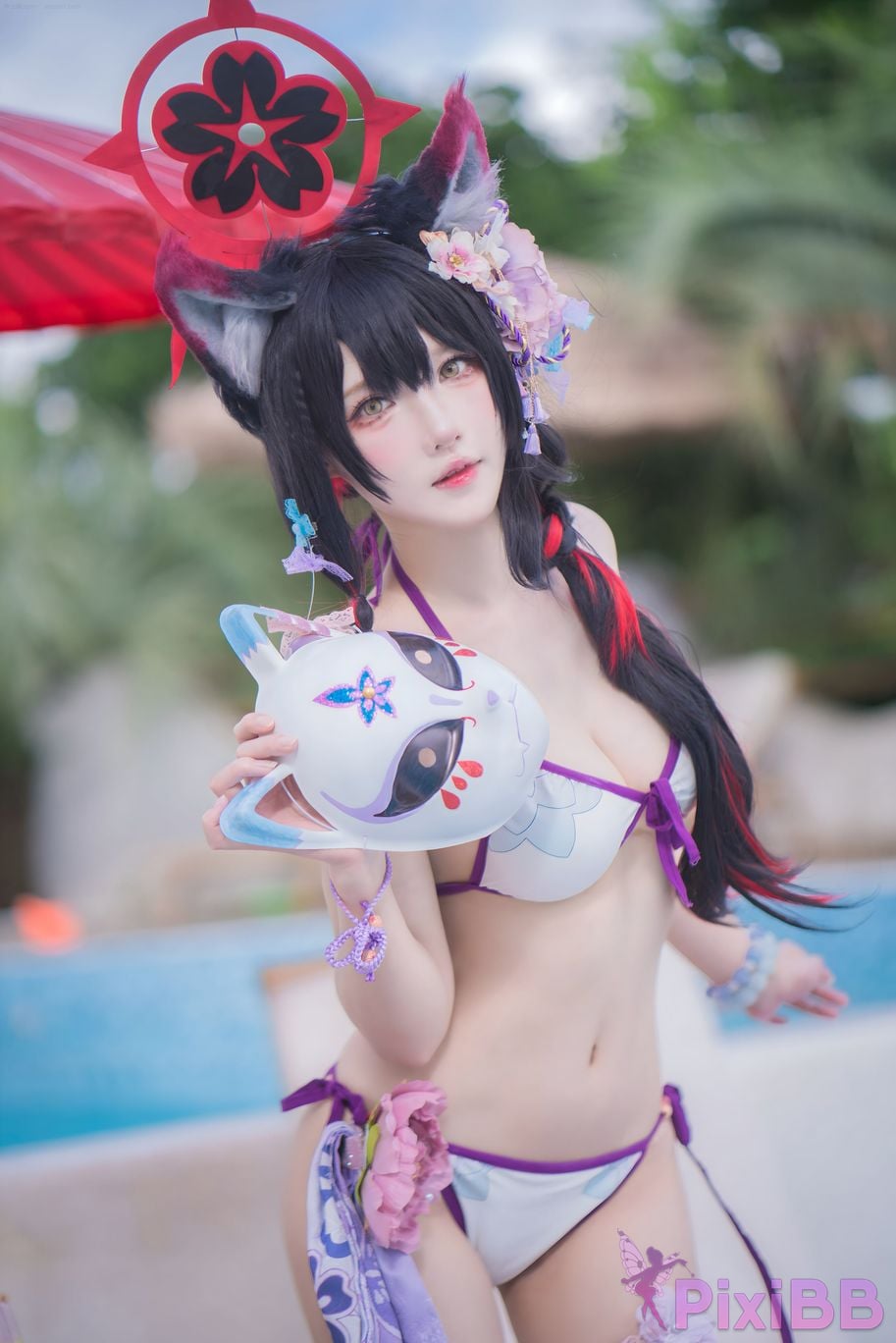 Cosplay Abao is also a rabbit girl Blue Archives Husaka Wakamaki PixiBB.COM 007