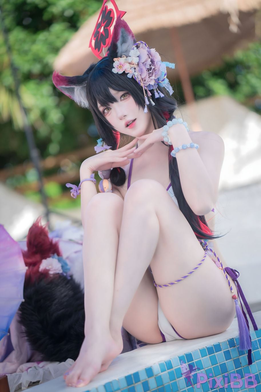 Cosplay Abao is also a rabbit girl Blue Archives Husaka Wakamaki PixiBB.COM 011