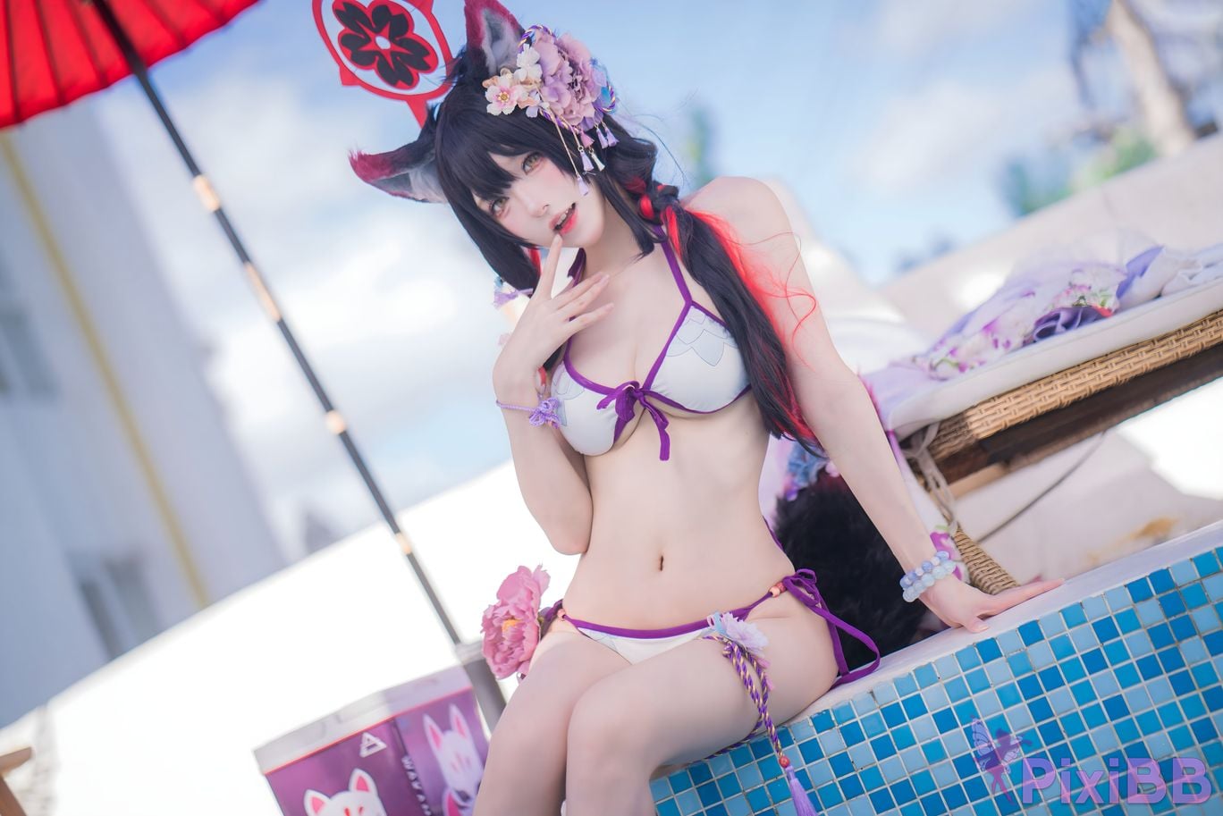 Cosplay Abao is also a rabbit girl Blue Archives Husaka Wakamaki PixiBB.COM 013