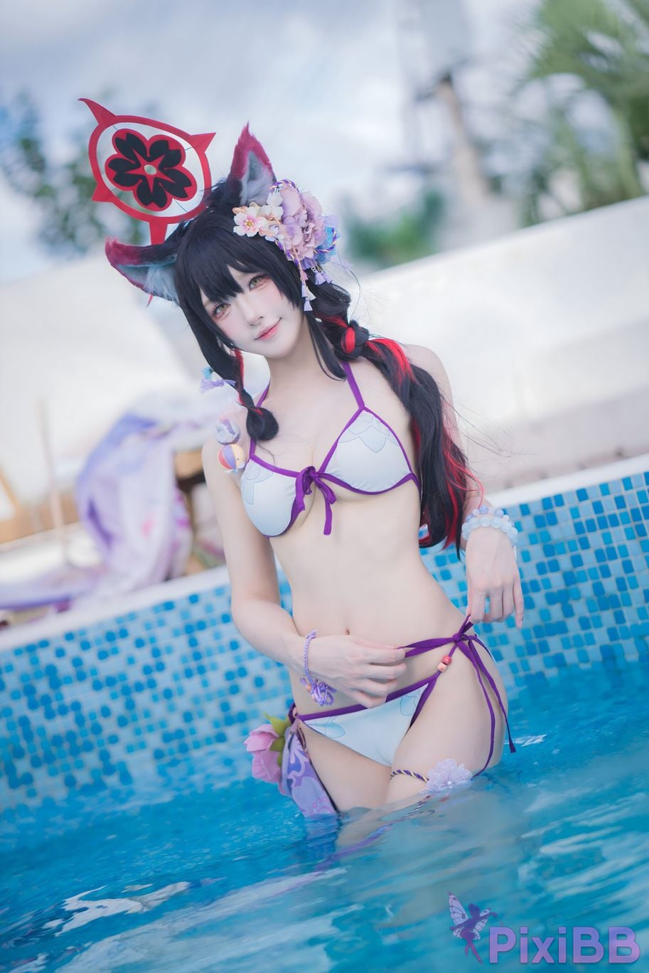 Cosplay Abao is also a rabbit girl Blue Archives Husaka Wakamaki PixiBB.COM 017