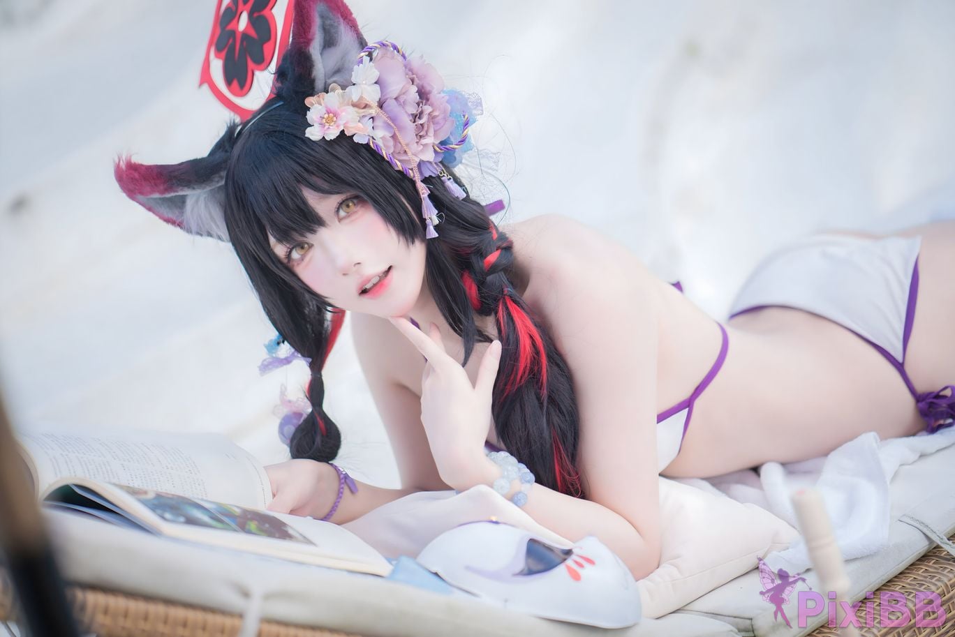 Cosplay Abao is also a rabbit girl Blue Archives Husaka Wakamaki PixiBB.COM 021