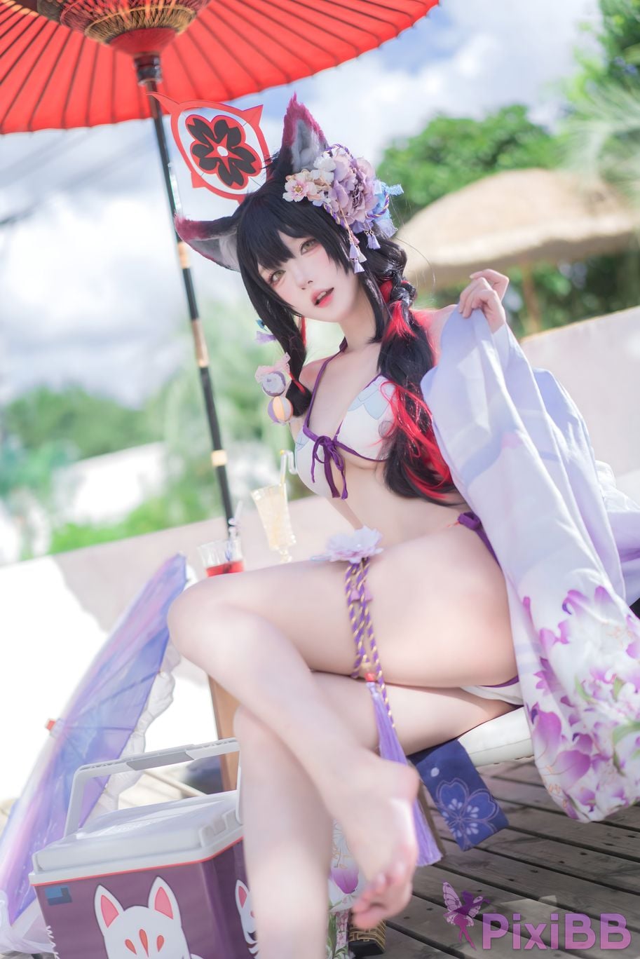 Cosplay Abao is also a rabbit girl Blue Archives Husaka Wakamaki PixiBB.COM 027