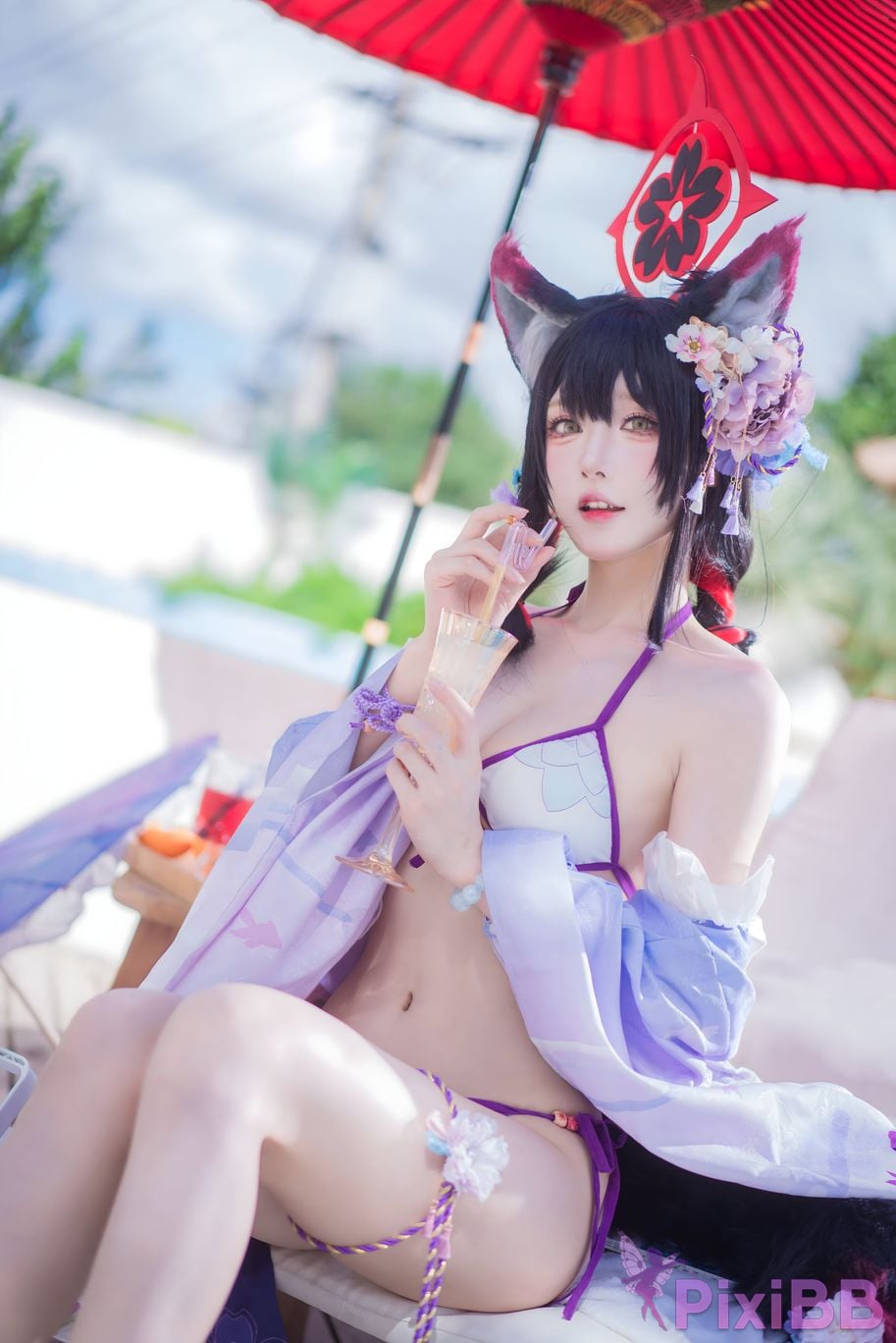 Cosplay Abao is also a rabbit girl Blue Archives Husaka Wakamaki PixiBB.COM 028