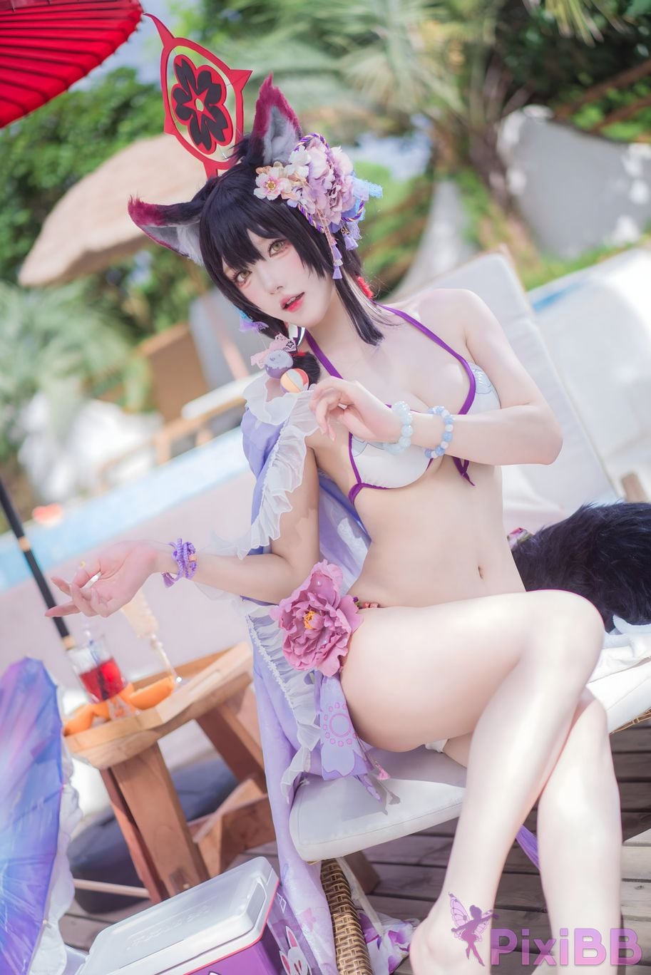 Cosplay Abao is also a rabbit girl Blue Archives Husaka Wakamaki PixiBB.COM 031