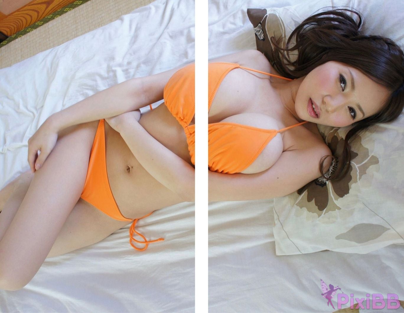 Japanese Idol Ruri Saijo Big tits wifes temptation A lewd wife cheats on her husband while he is away... Intense gravure photo book PixiBB.COM 052